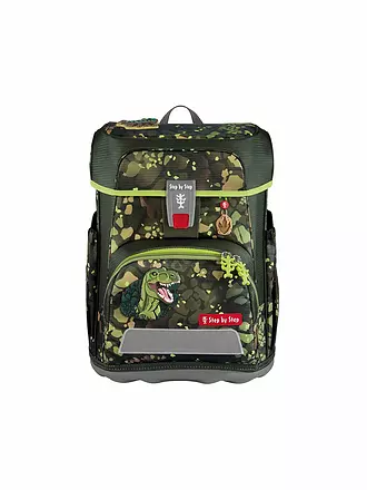 STEP BY STEP | Set de mochila escolar de 5 piezas CLOUD Galactus | dunkelgrün